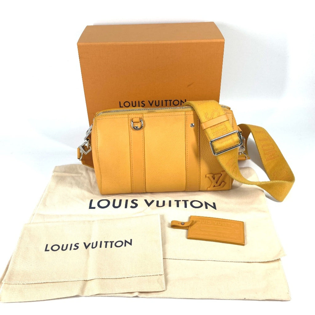Louis Vuitton Yellow Leather Shoulder Bag