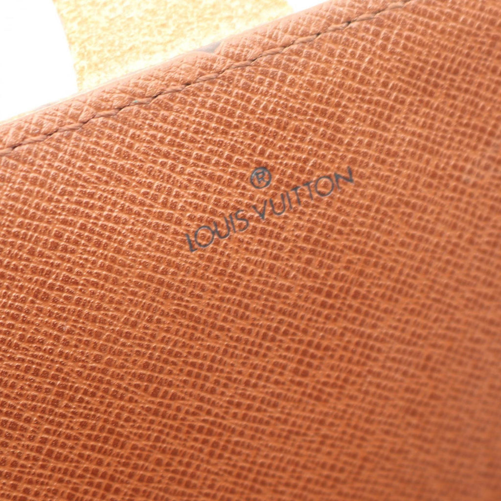 Louis Vuitton Brown Monogram Coated Canvas Leather Shoulder Bag