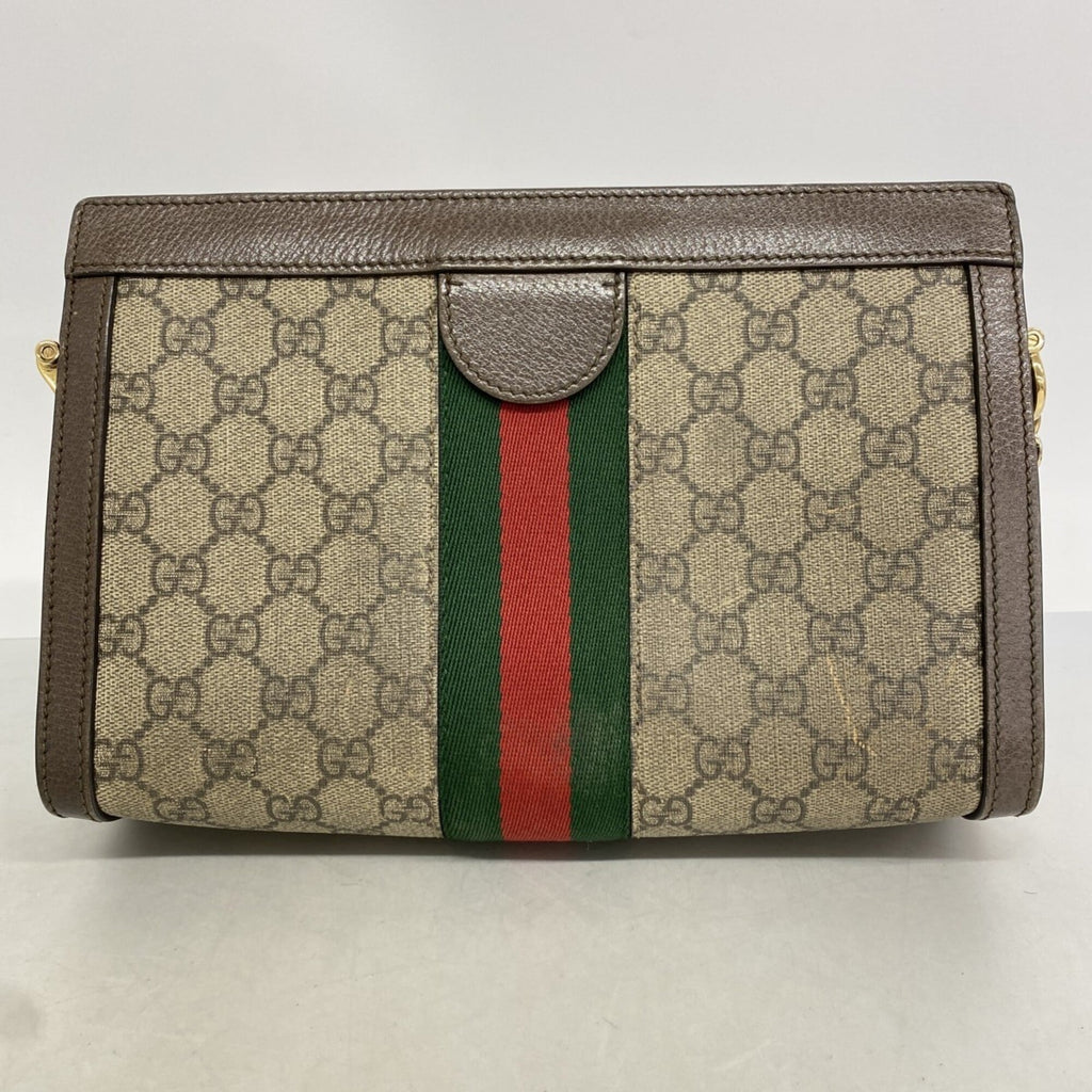 Gucci Brown Pvc Shoulder Bag (Pre-Owned)