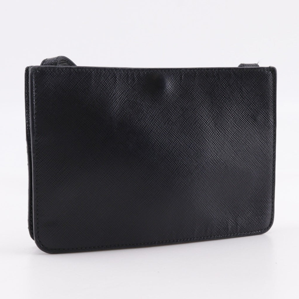 Prada Black Leather Shoulder Bag