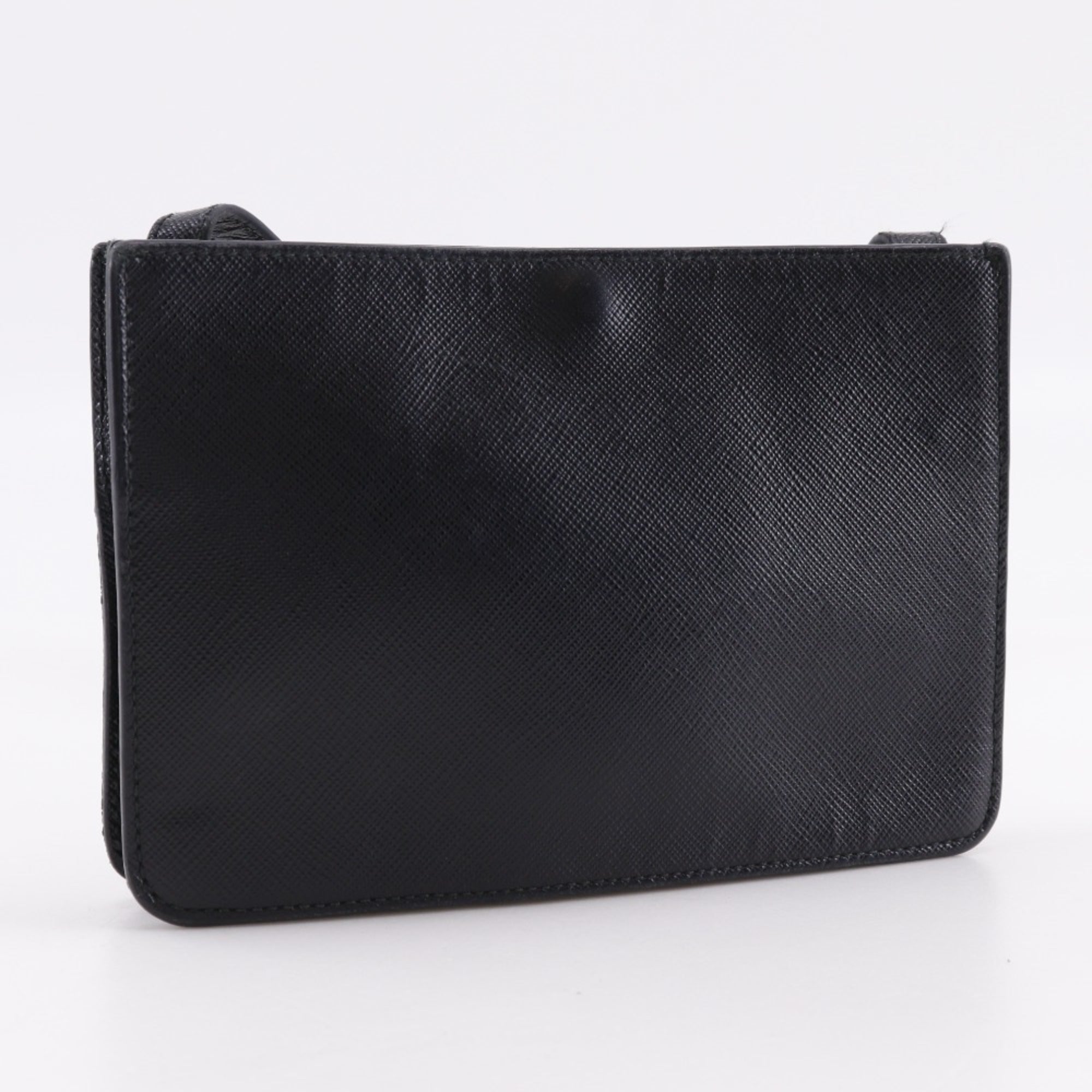 Prada Black Leather Shoulder Bag