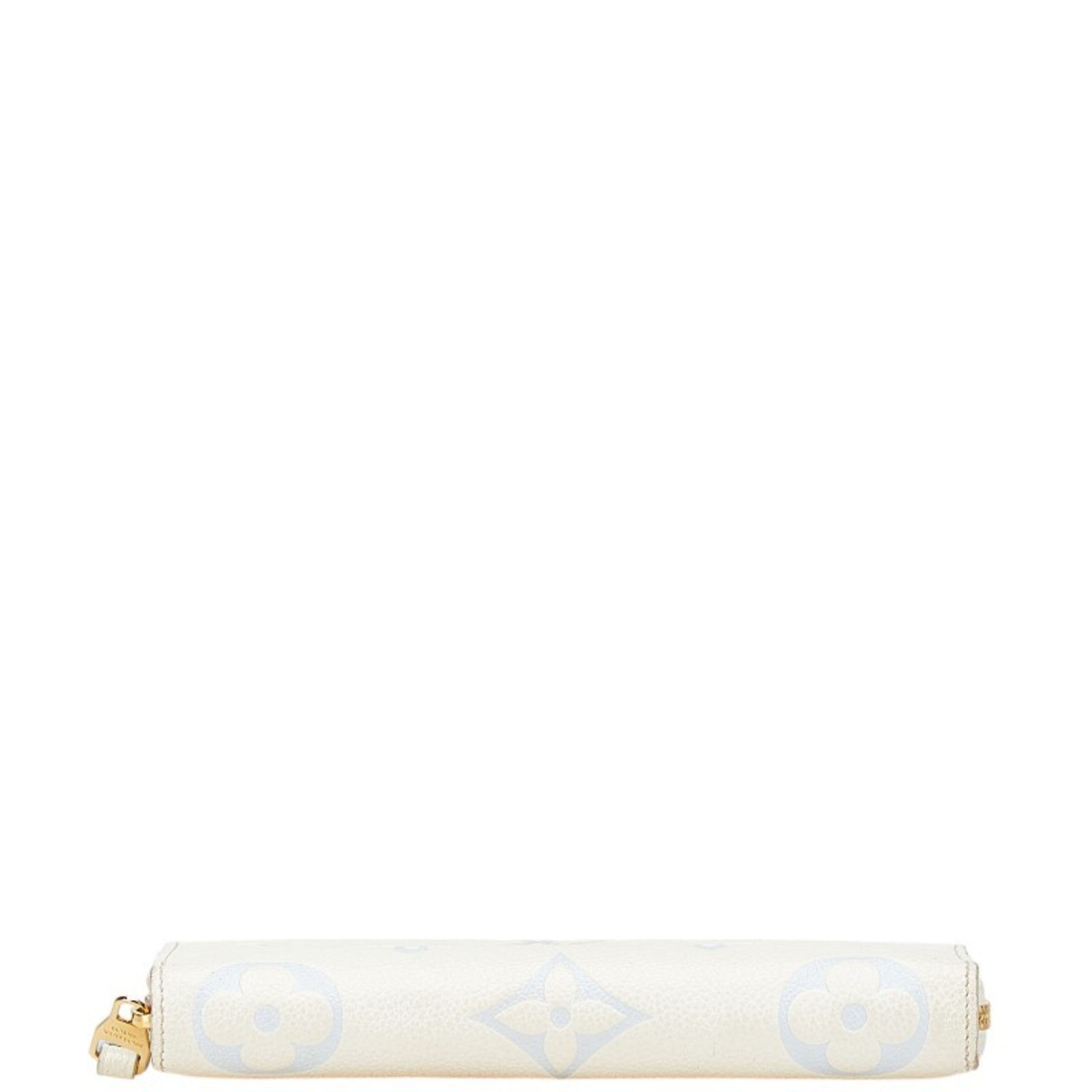 Louis Vuitton Blue White Leather Long Wallet