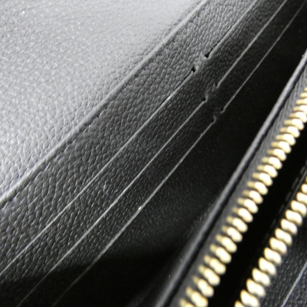 Louis Vuitton Black Leather Long Wallet