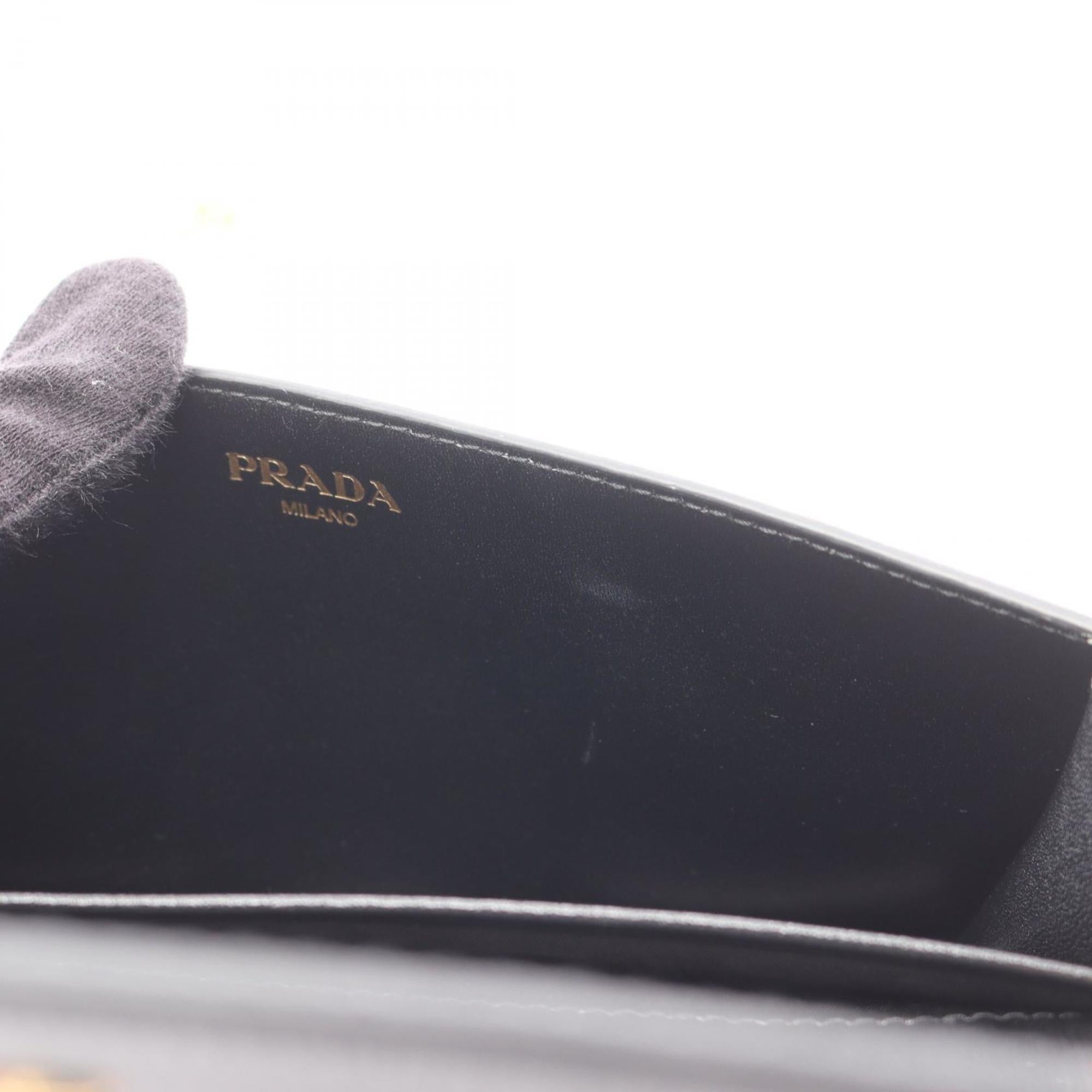 Prada Black Leather Shoulder Bag