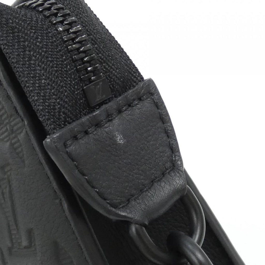 Louis Vuitton Black Leather Shoulder Bag