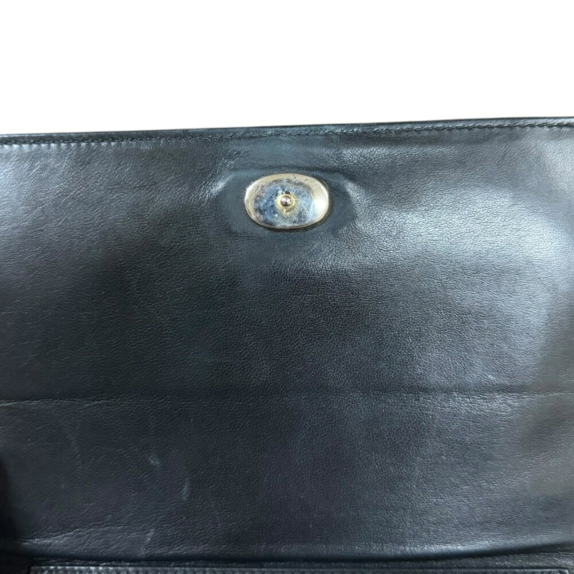 Chanel Black Leather Shoulder Bag