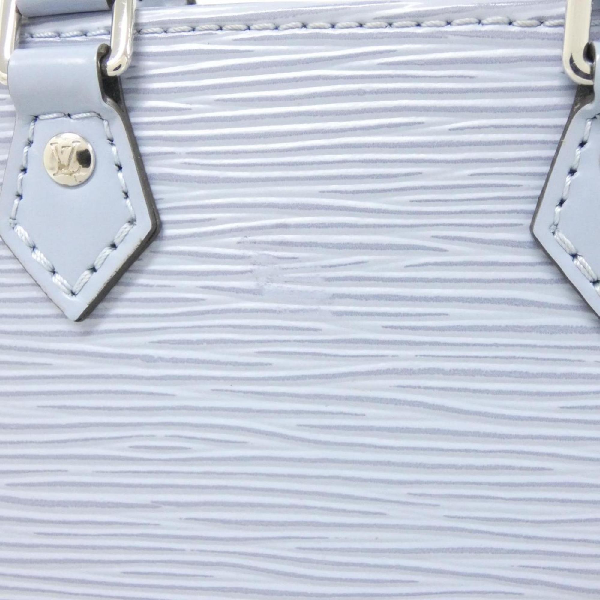 Louis Vuitton Light Blue Leather Handbag