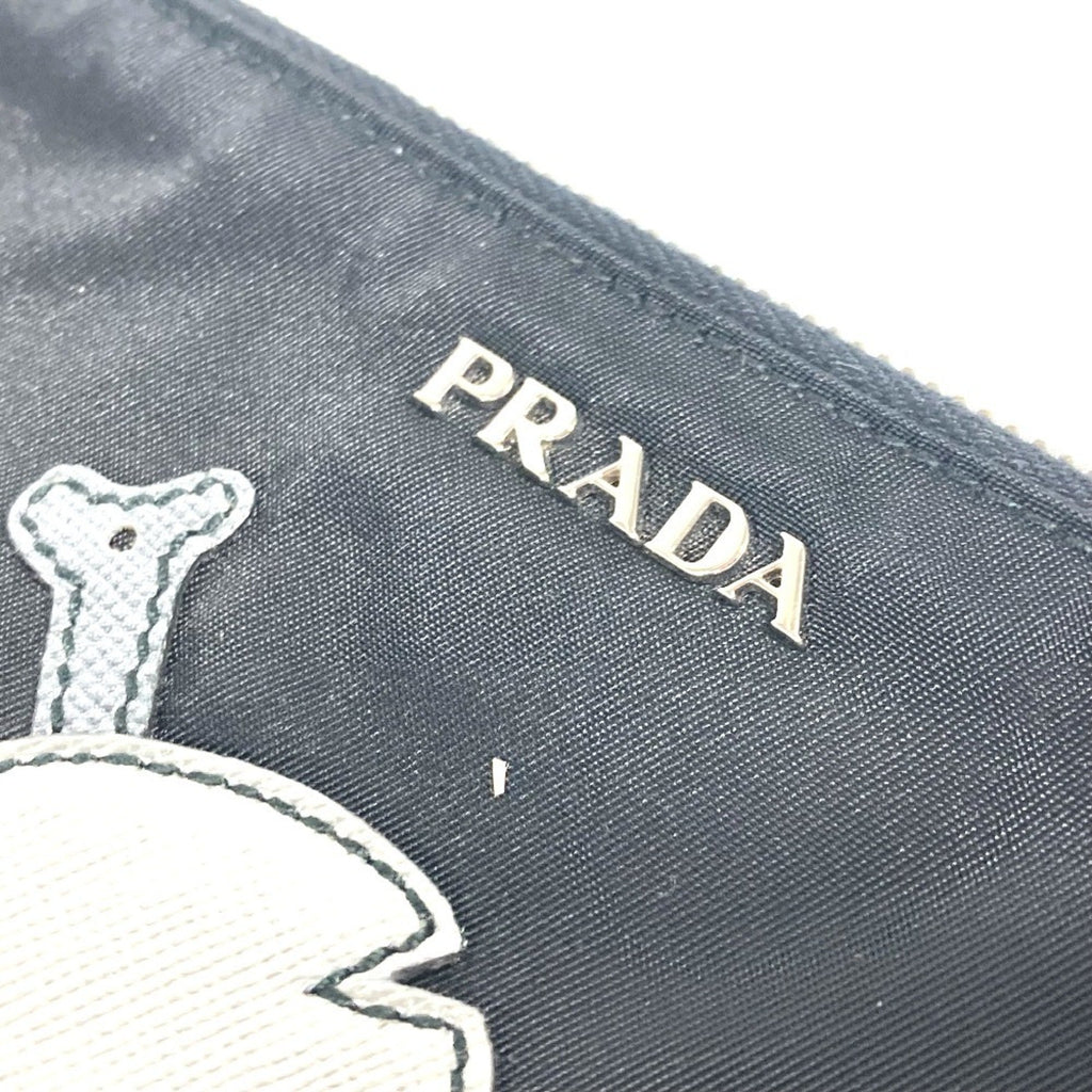 Prada Black Nylon Clutch Bag Pouch