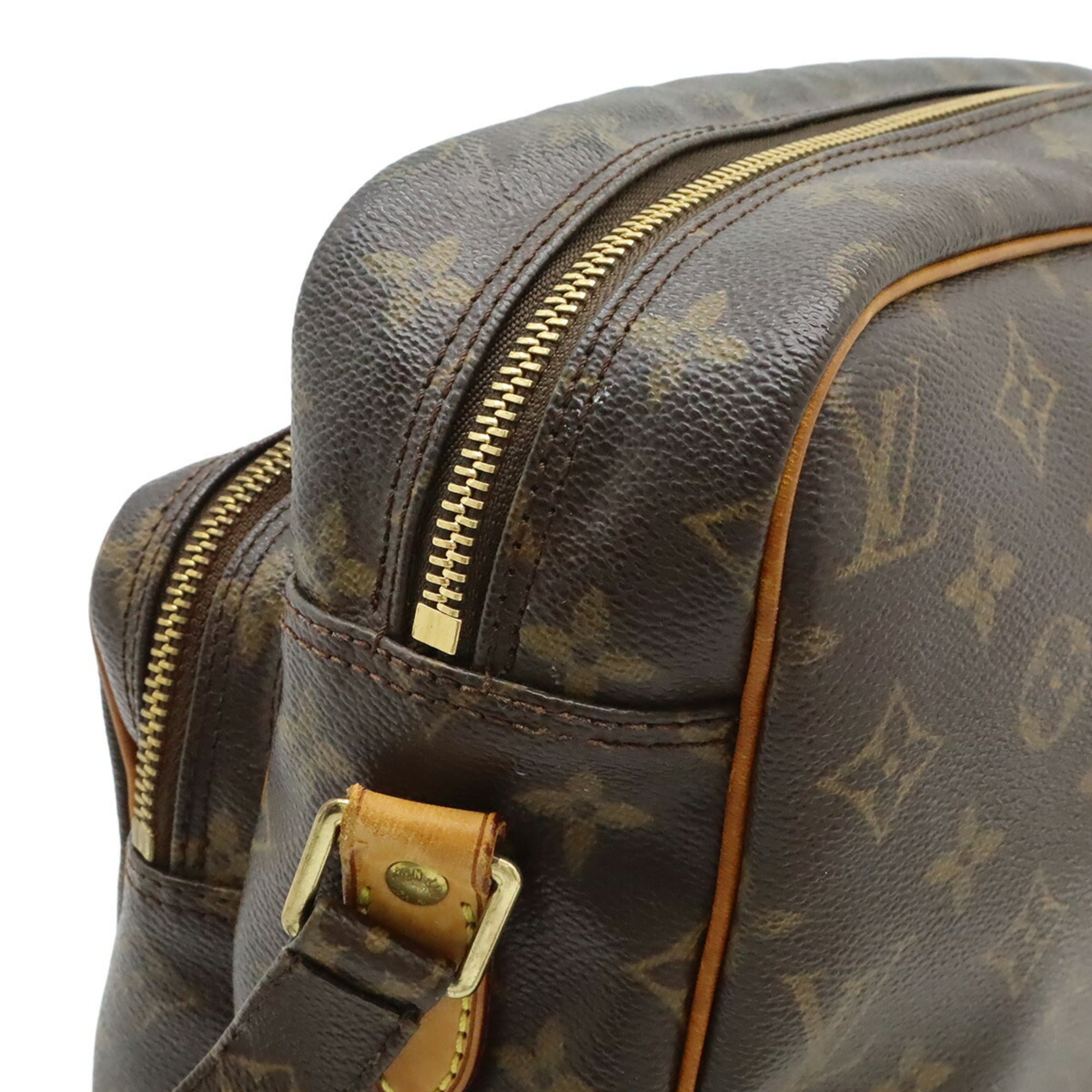 Louis Vuitton Brown Canvas Handbag Shoulder Bag