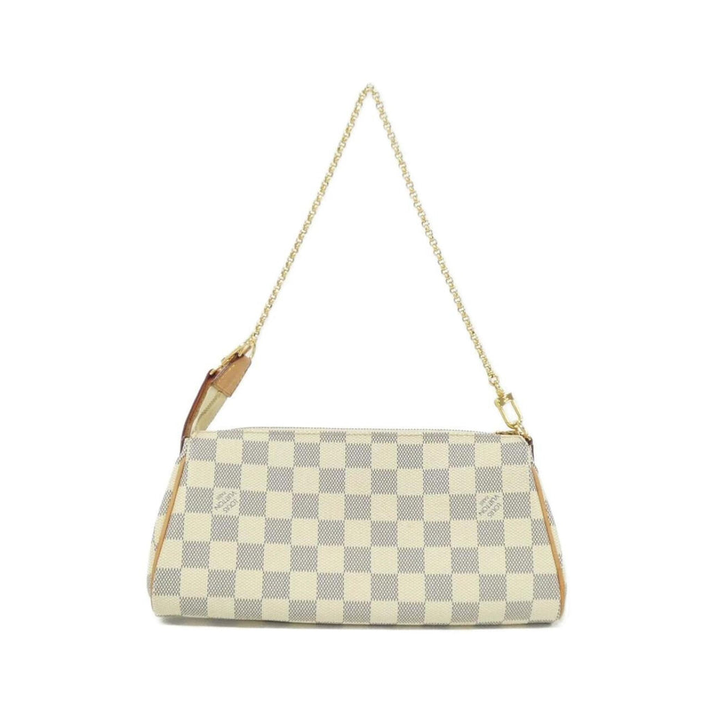 Louis Vuitton Azur White Coated Canvas Shoulder Bag
