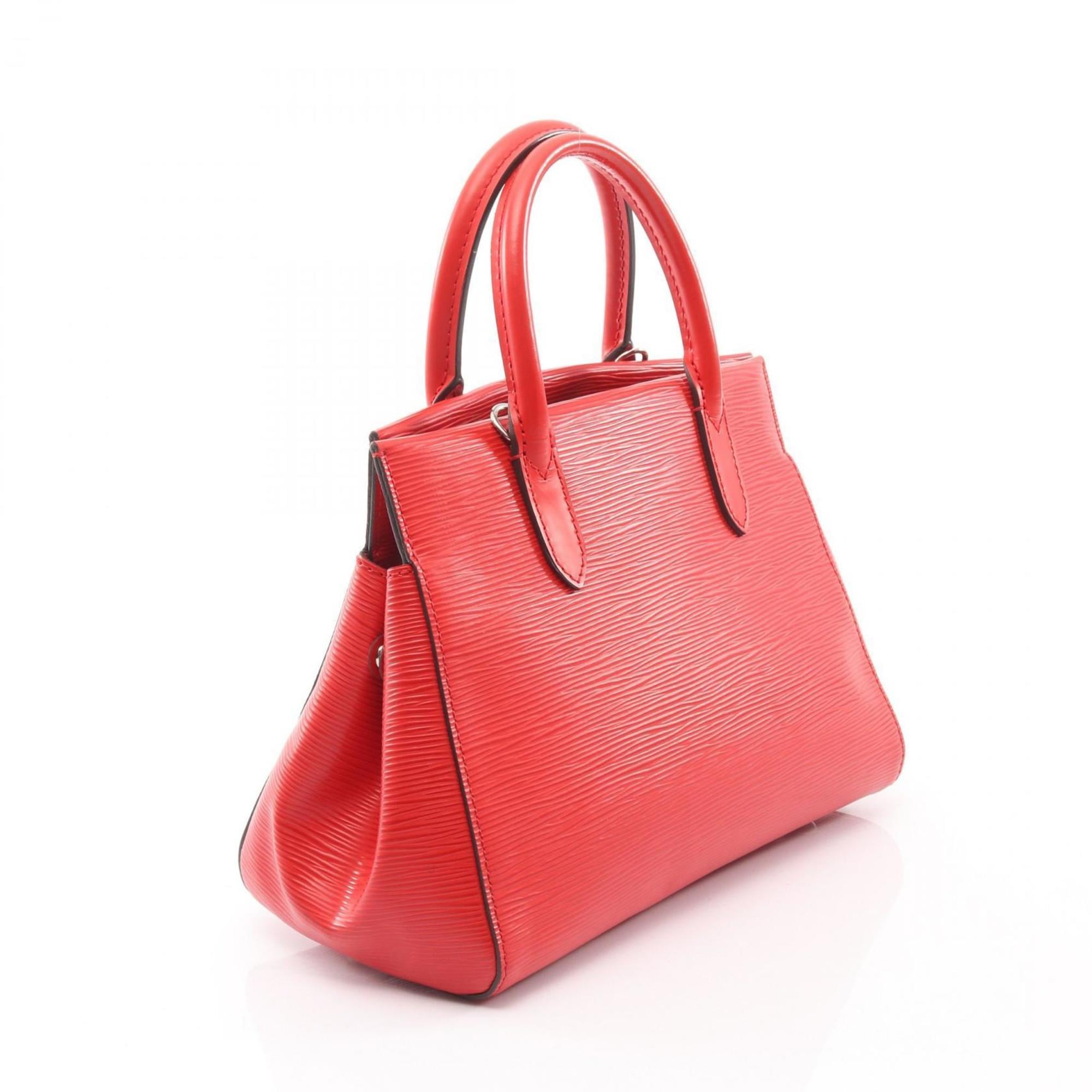 Louis Vuitton Coquelicots Red Color Epi Leather Handbag