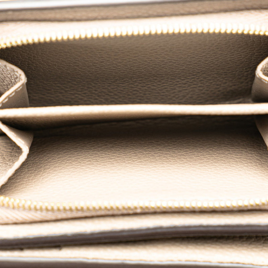 Louis Vuitton Beige Tourterelle Leather Wallet