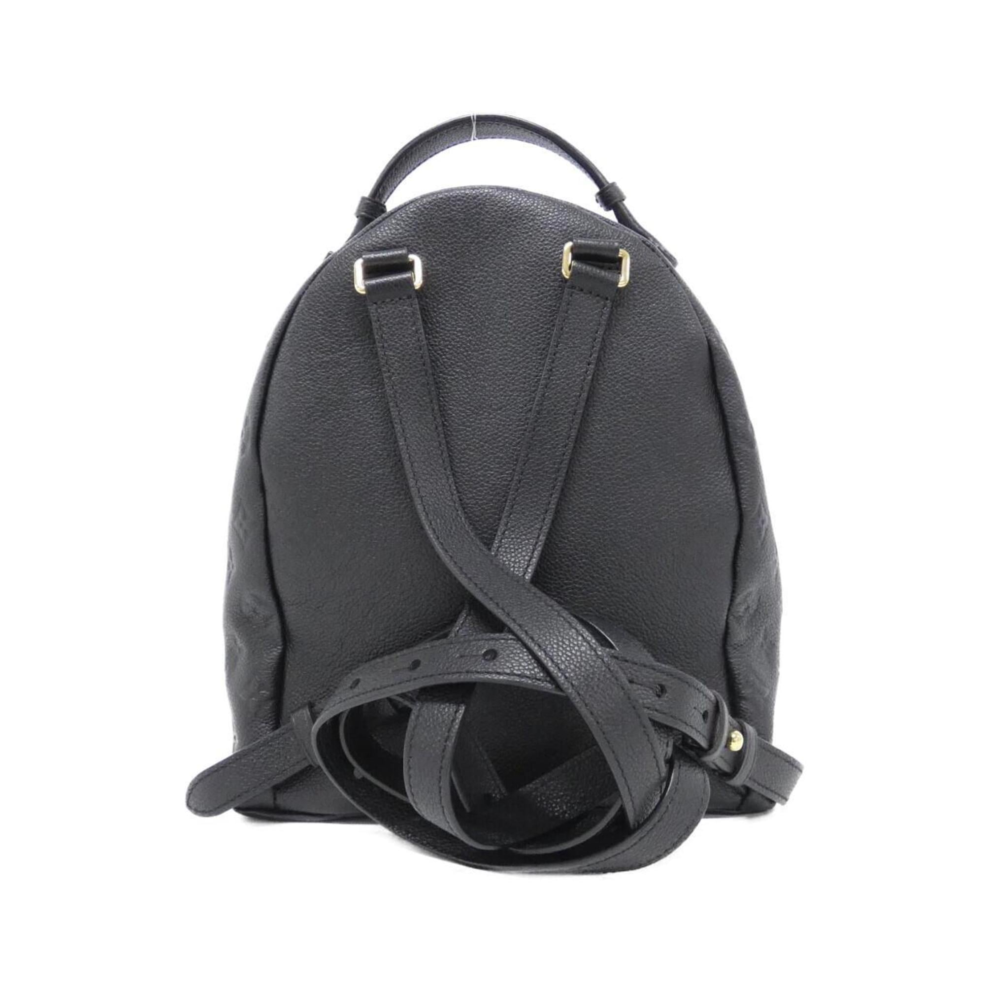 Louis Vuitton Black Leather Backpack