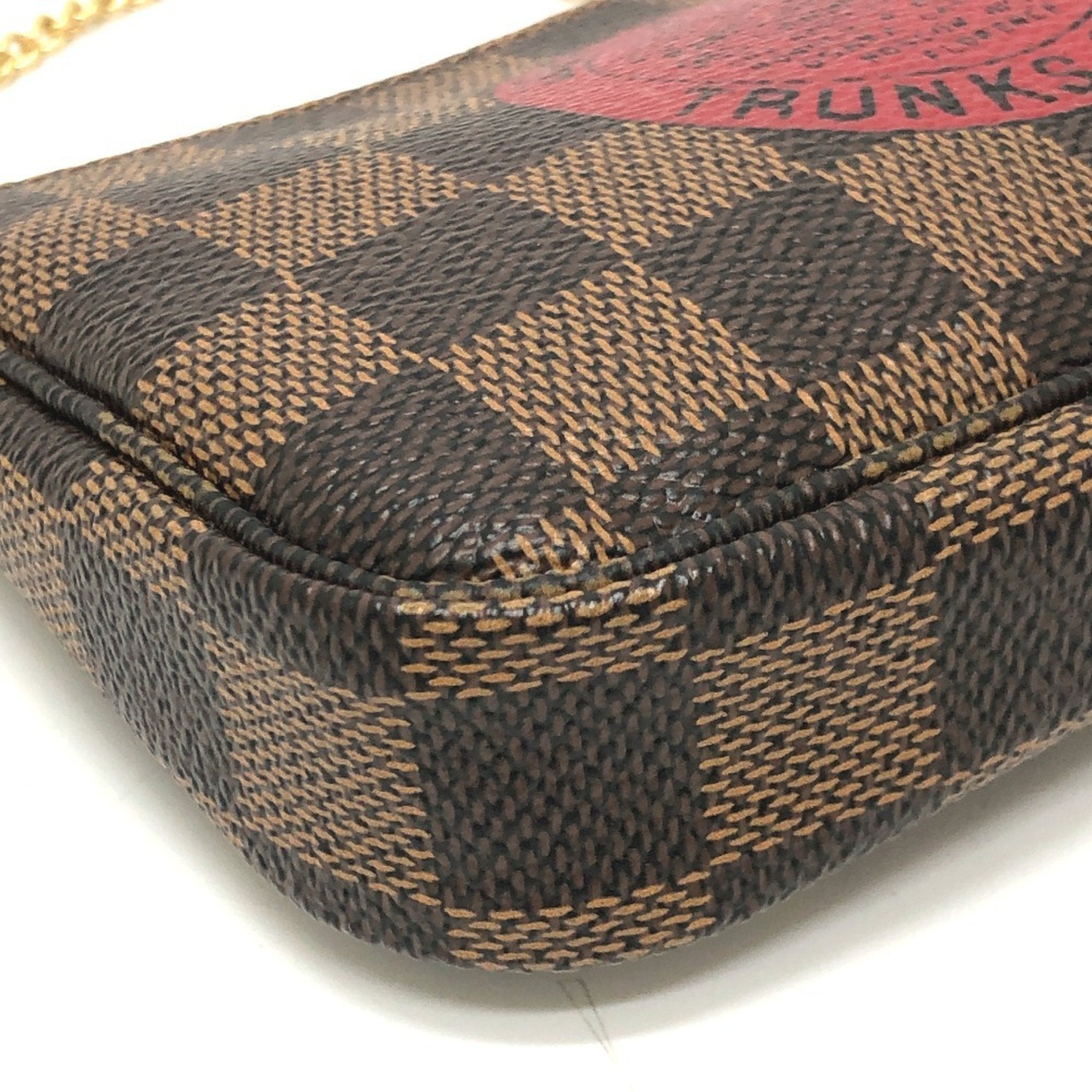 Louis Vuitton Brown Ebene Damier Canvas Pochette Pouch
