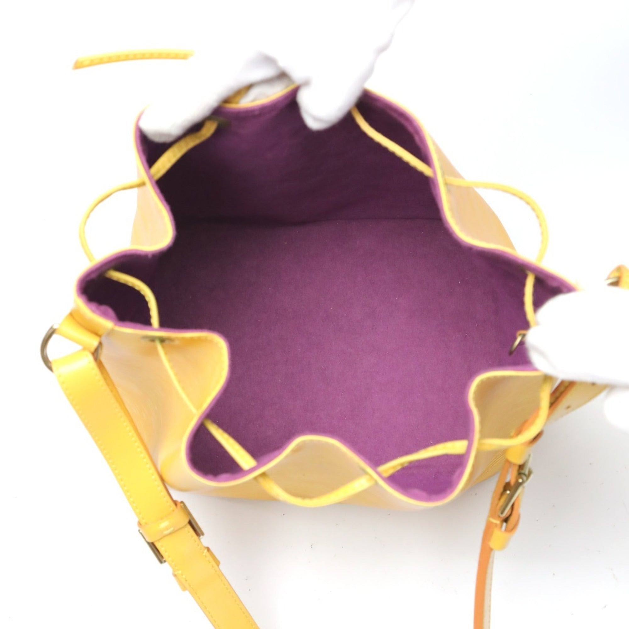 Louis Vuitton Yellow Epi Leather Shoulder Bag