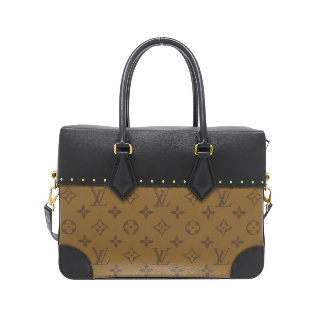 Louis Vuitton Brown Coated Canvas Handbag