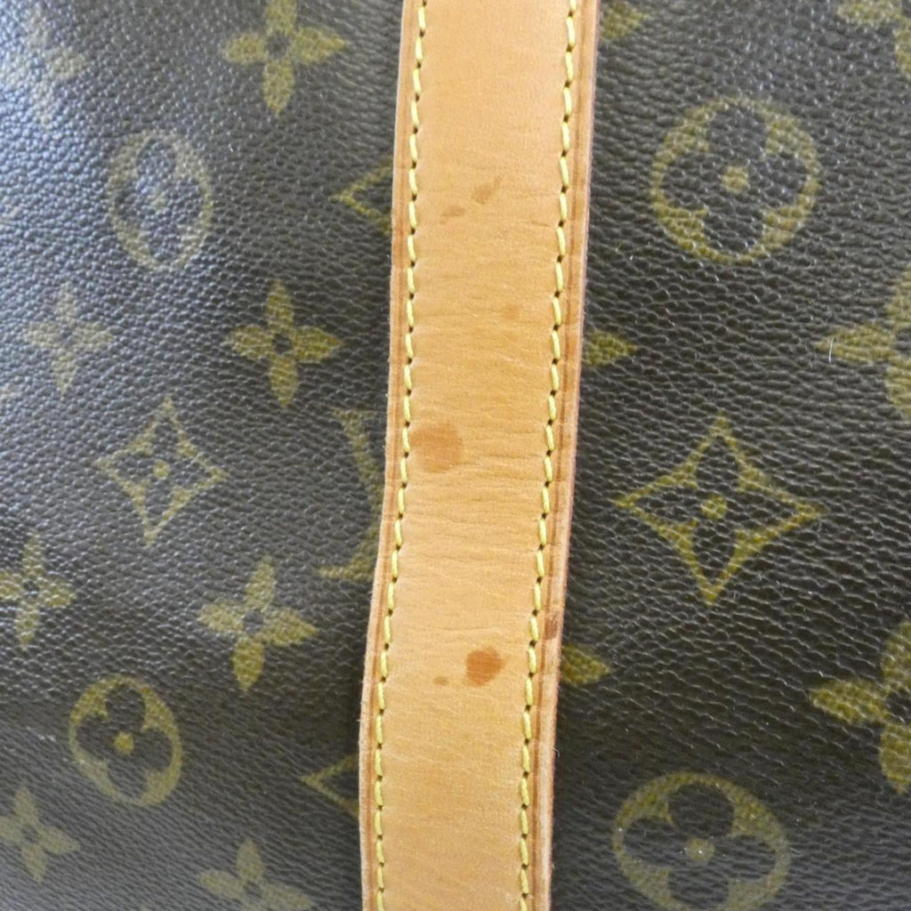 Louis Vuitton Brown Coated Canvas Boston Bag