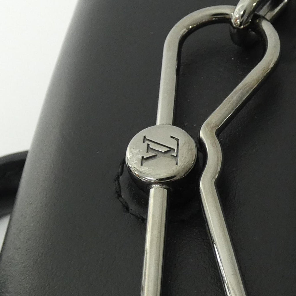 Louis Vuitton Black Coated Canvas Shoulder Bag
