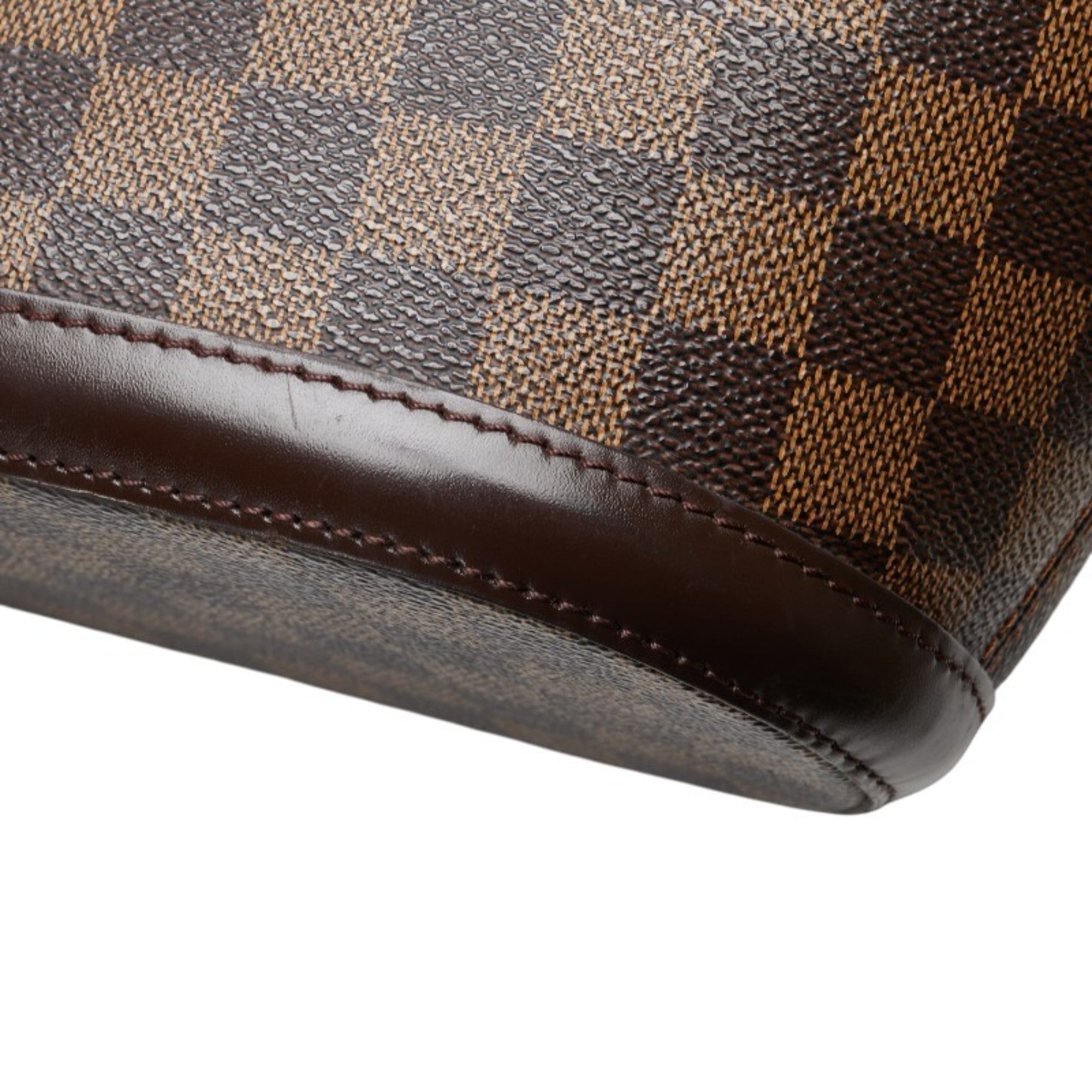 Louis Vuitton Damier Brown Pvc Leather Shoulder Bag Tote Bag