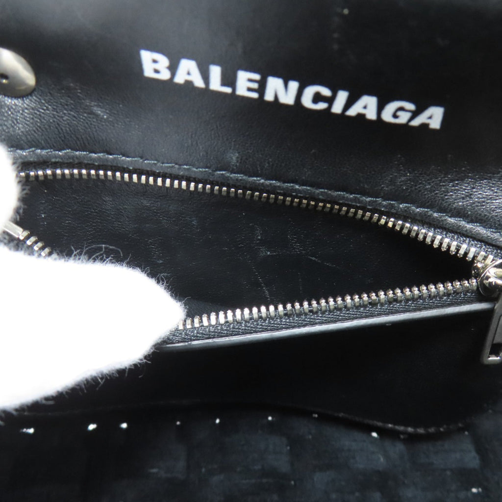Balenciaga Black Pile Fabric Hand