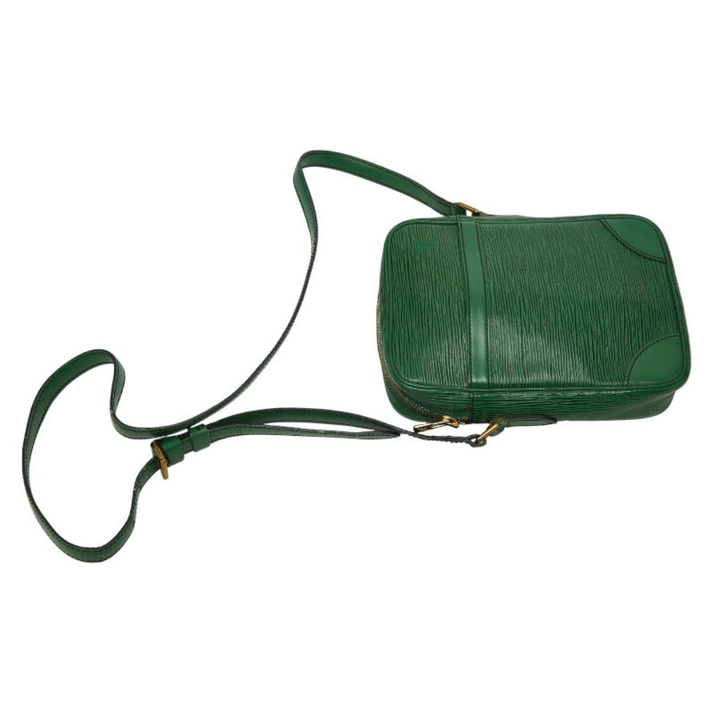 Louis Vuitton Epi Borneo Green Leather Shoulder Bag
