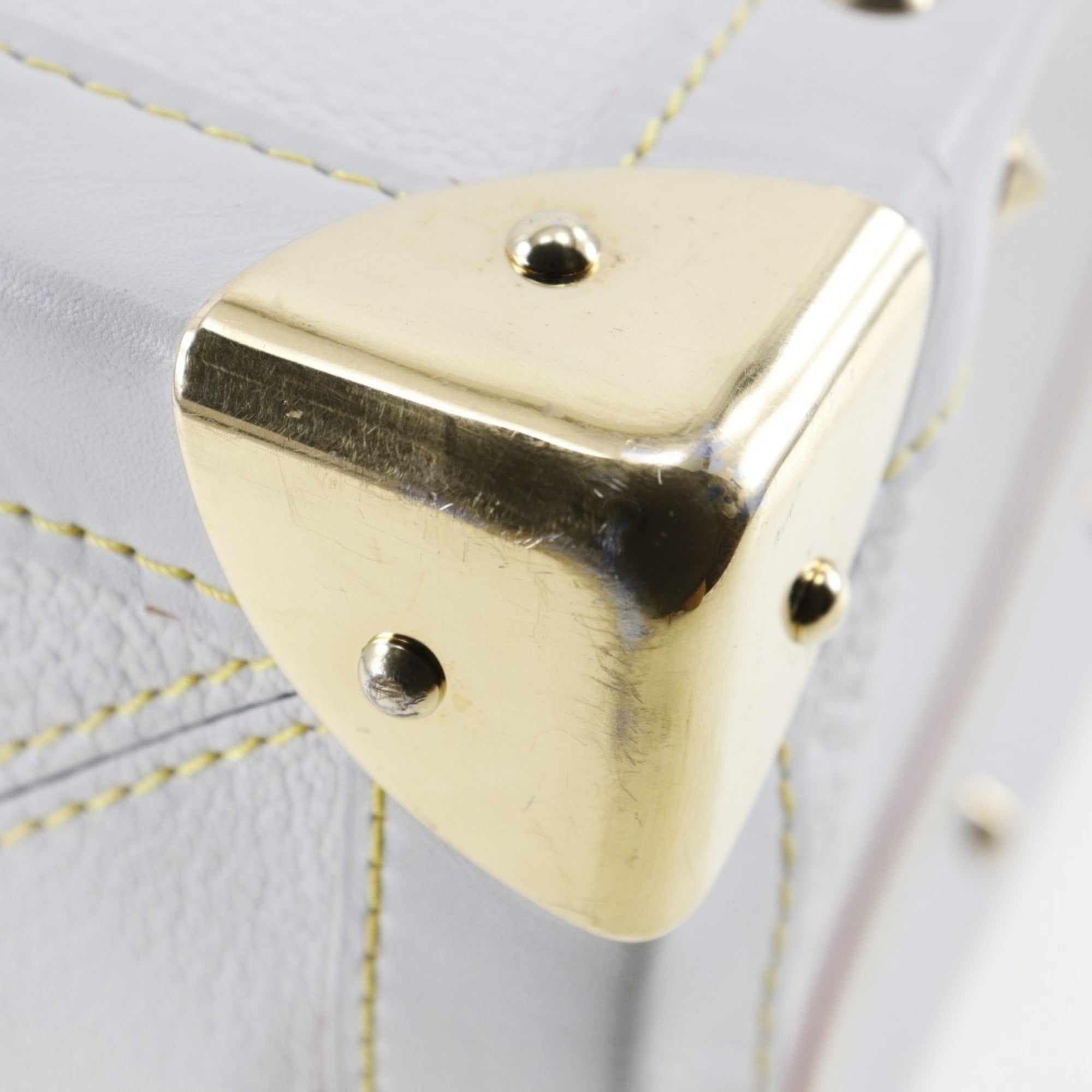Louis Vuitton Blanc Leather Handbag