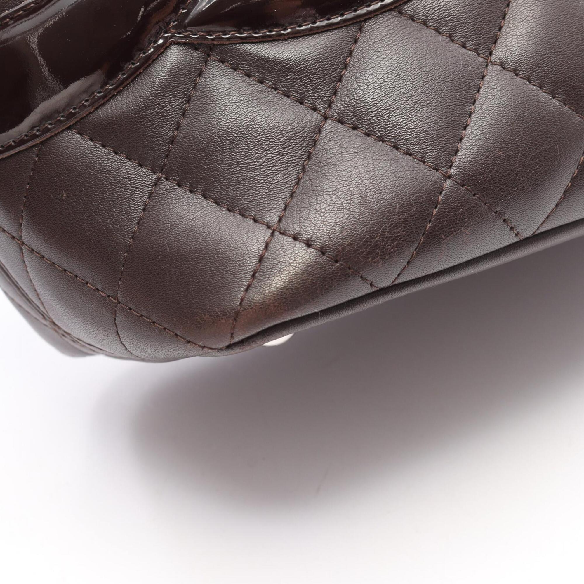 Chanel Brown Cambon Ligne Handbag Tote Bag