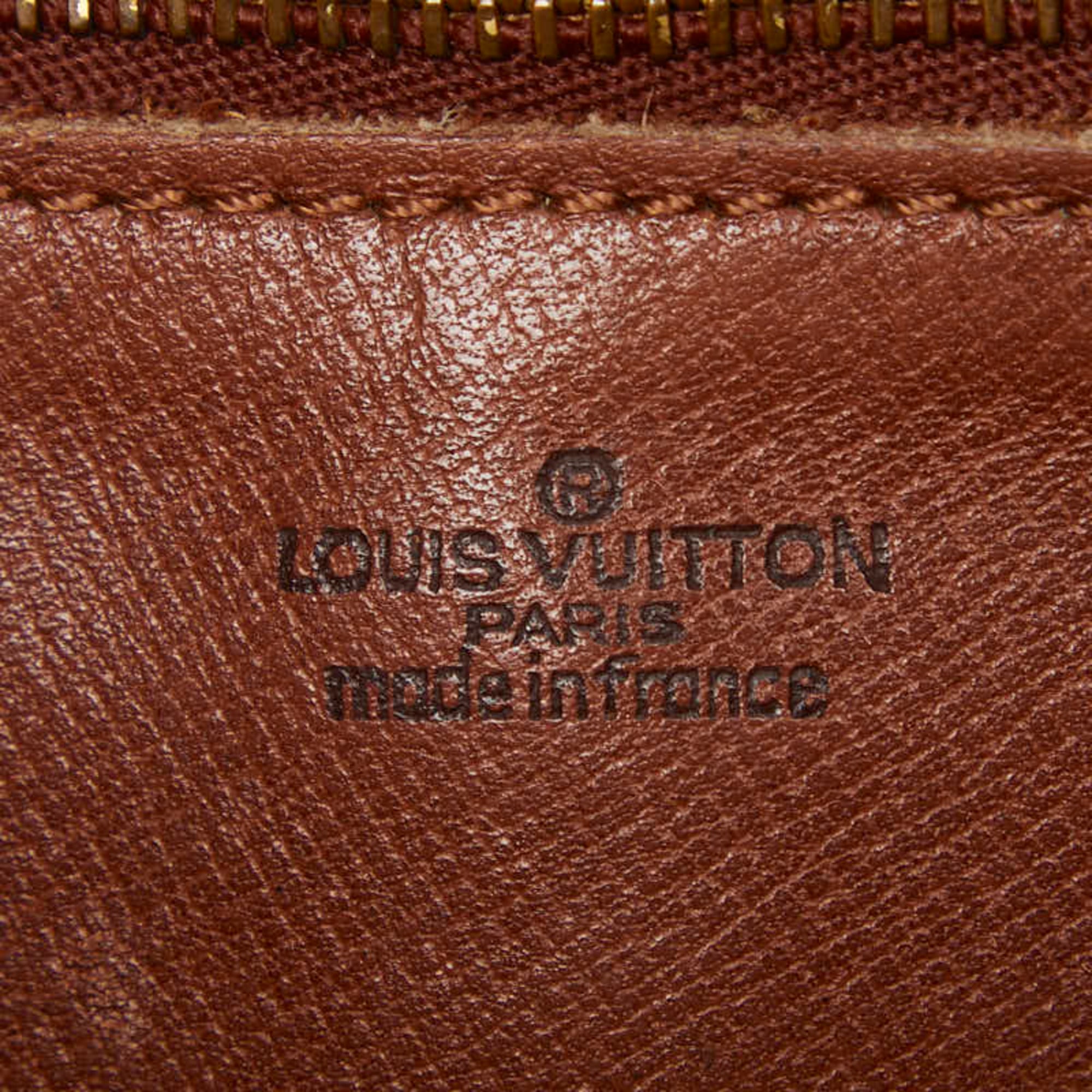 Louis Vuitton Brown Pvc Leather Shoulder Bag