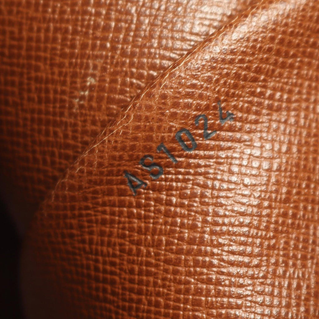 Louis Vuitton Brown Coated Canvas Leather Shoulder Bag