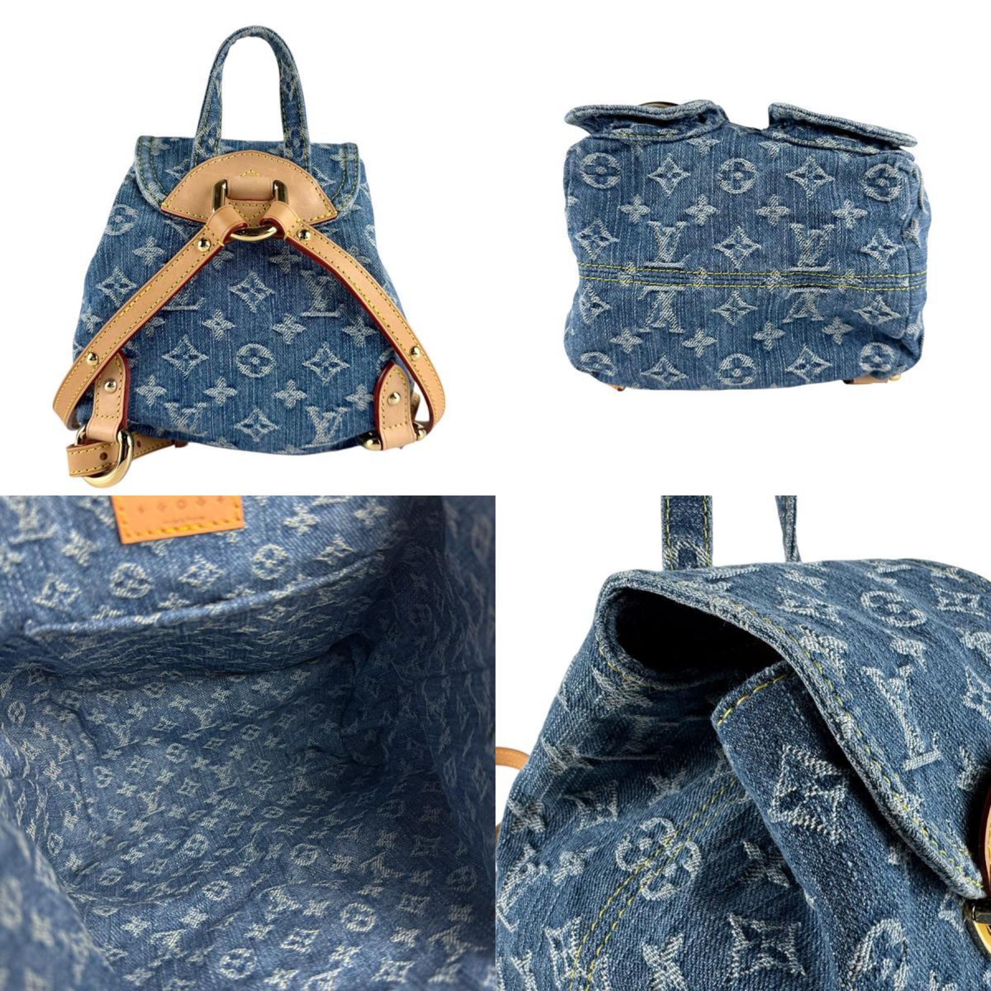 Louis Vuitton Blue Monogram Denim Backpack