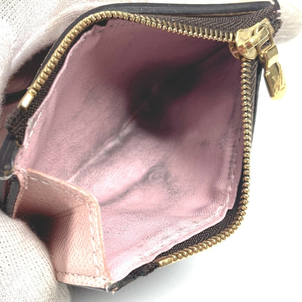 Louis Vuitton Monogram Brown Pink Rose Ballerine Monogram Wallet (Tri-Fold)