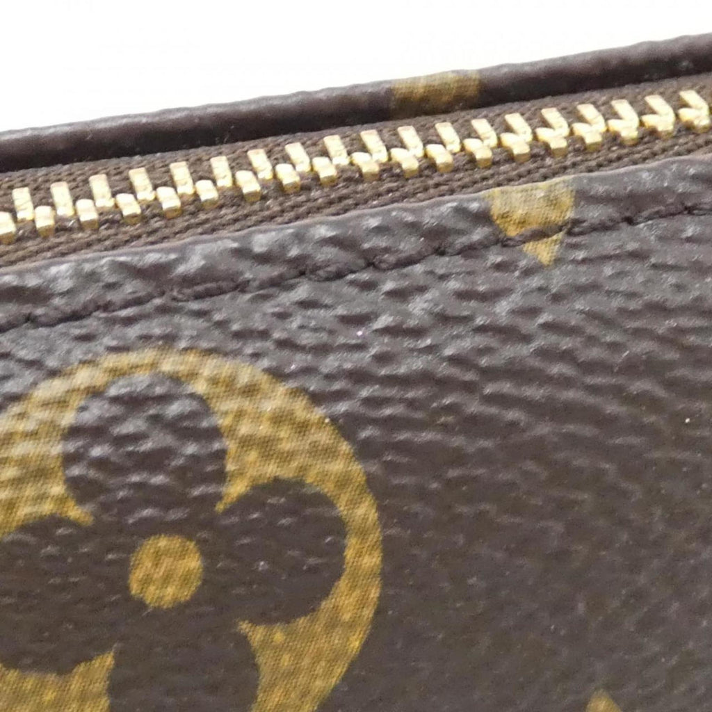 Louis Vuitton Marron Monogram Monogram Coated Canvas Pochette Pouch