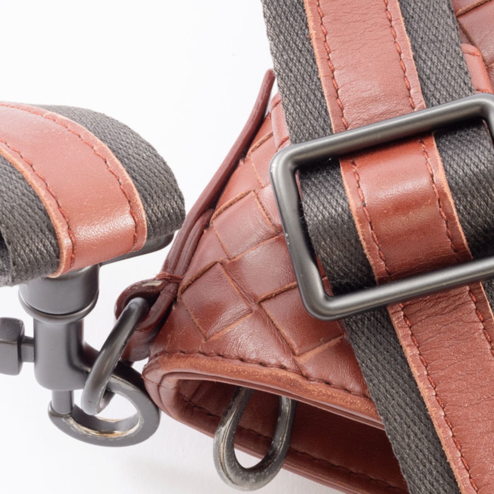 Bottega Veneta Intrecciato Brown Leather Shoulder Bag