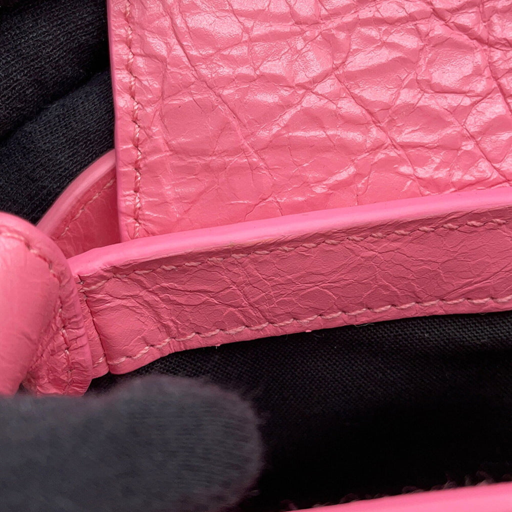 Balenciaga Pink Leather Handbag Shoulder