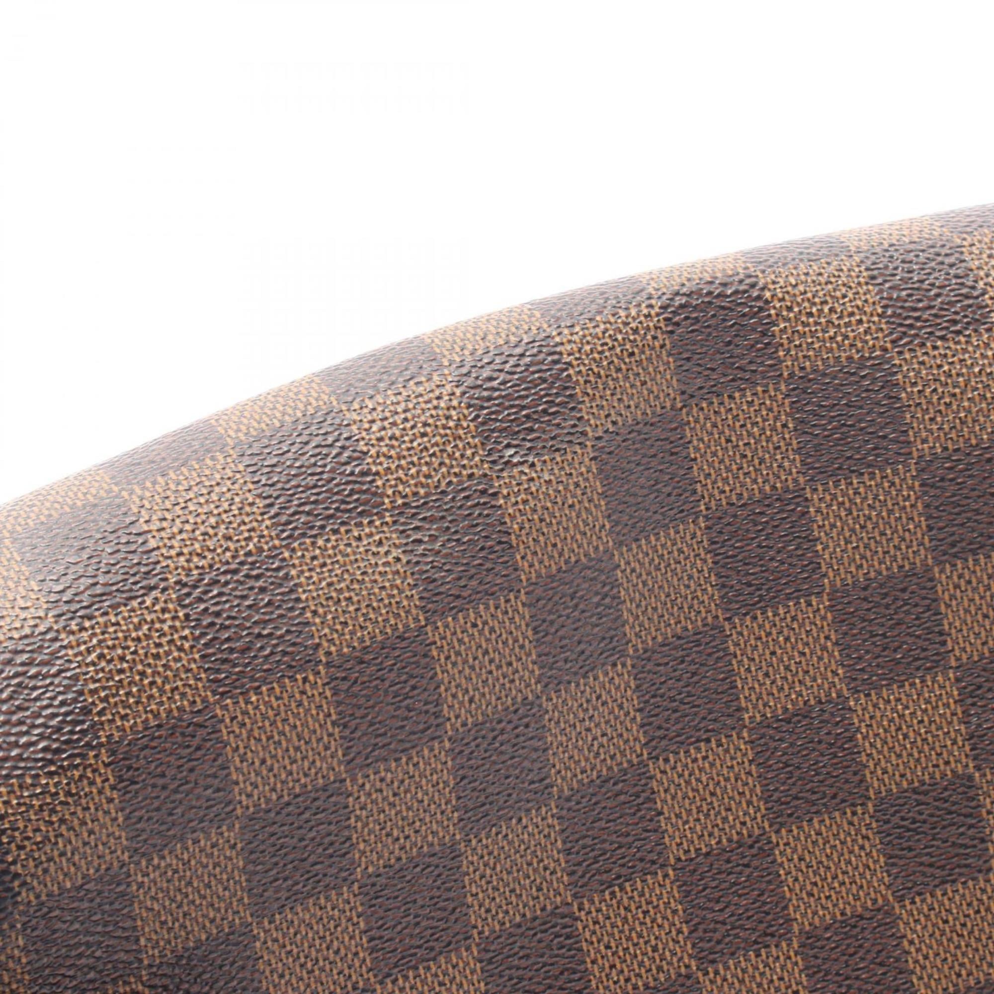 Louis Vuitton Brown Damier Canvas Coated Canvas Leather Handbag Shoulder Bag