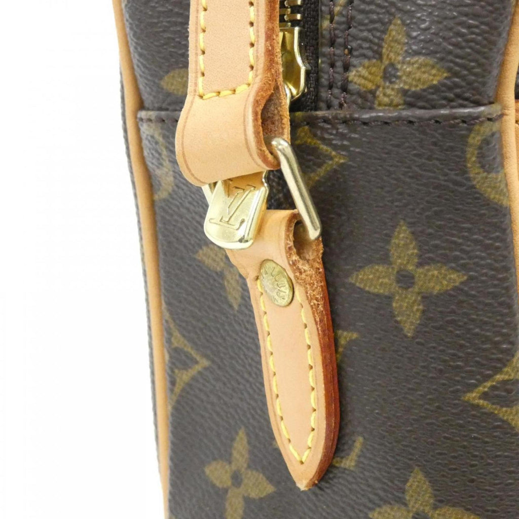 Louis Vuitton Brown Coated Canvas Shoulder Bag