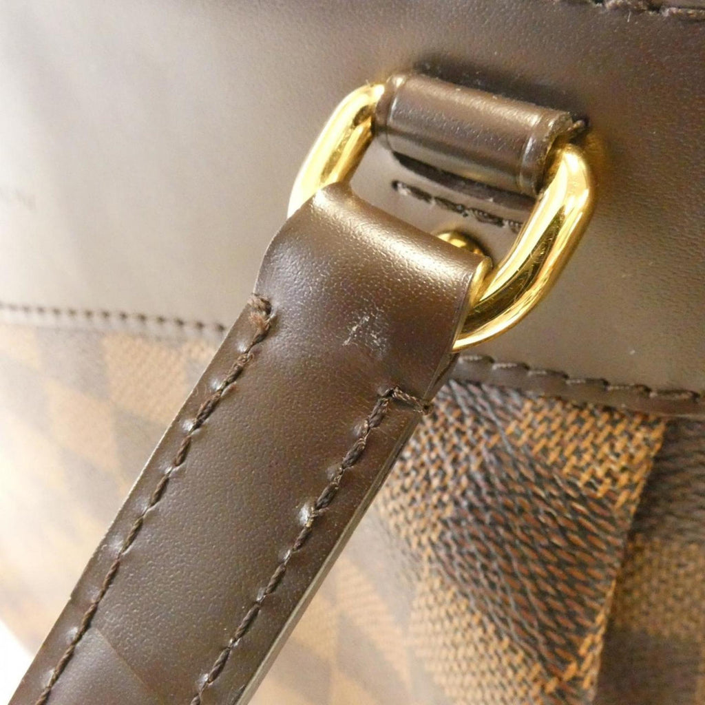Louis Vuitton Brown Coated Canvas Handbag