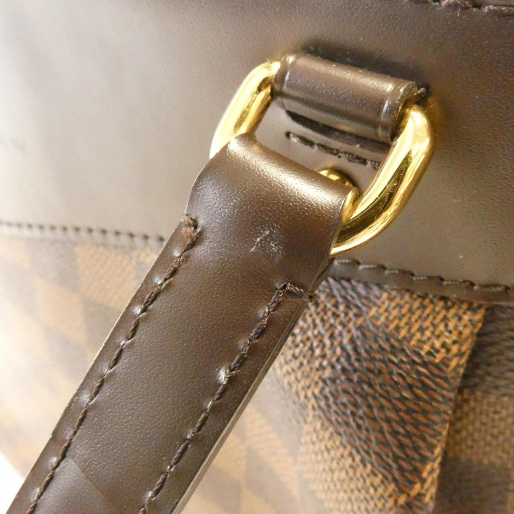 Louis Vuitton Brown Coated Canvas Handbag