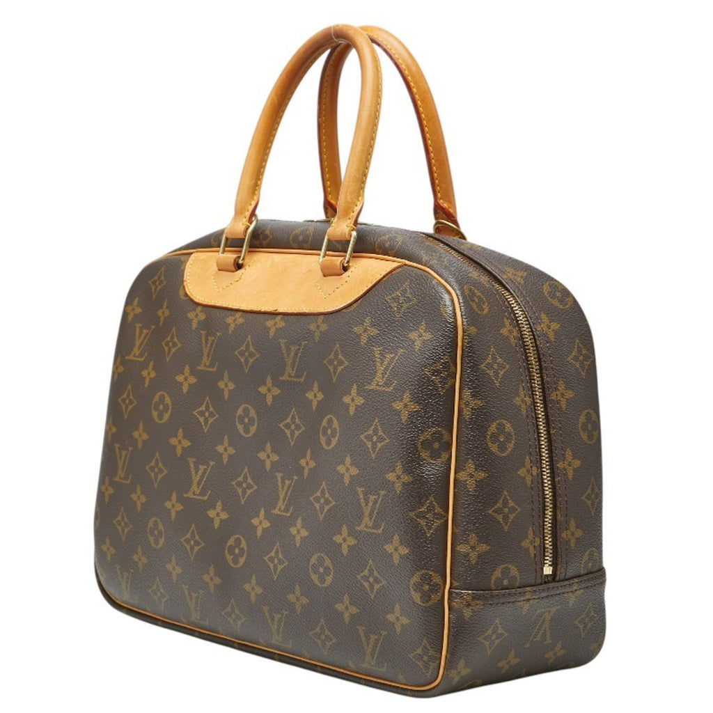 Louis Vuitton Brown Pvc Leather Handbag