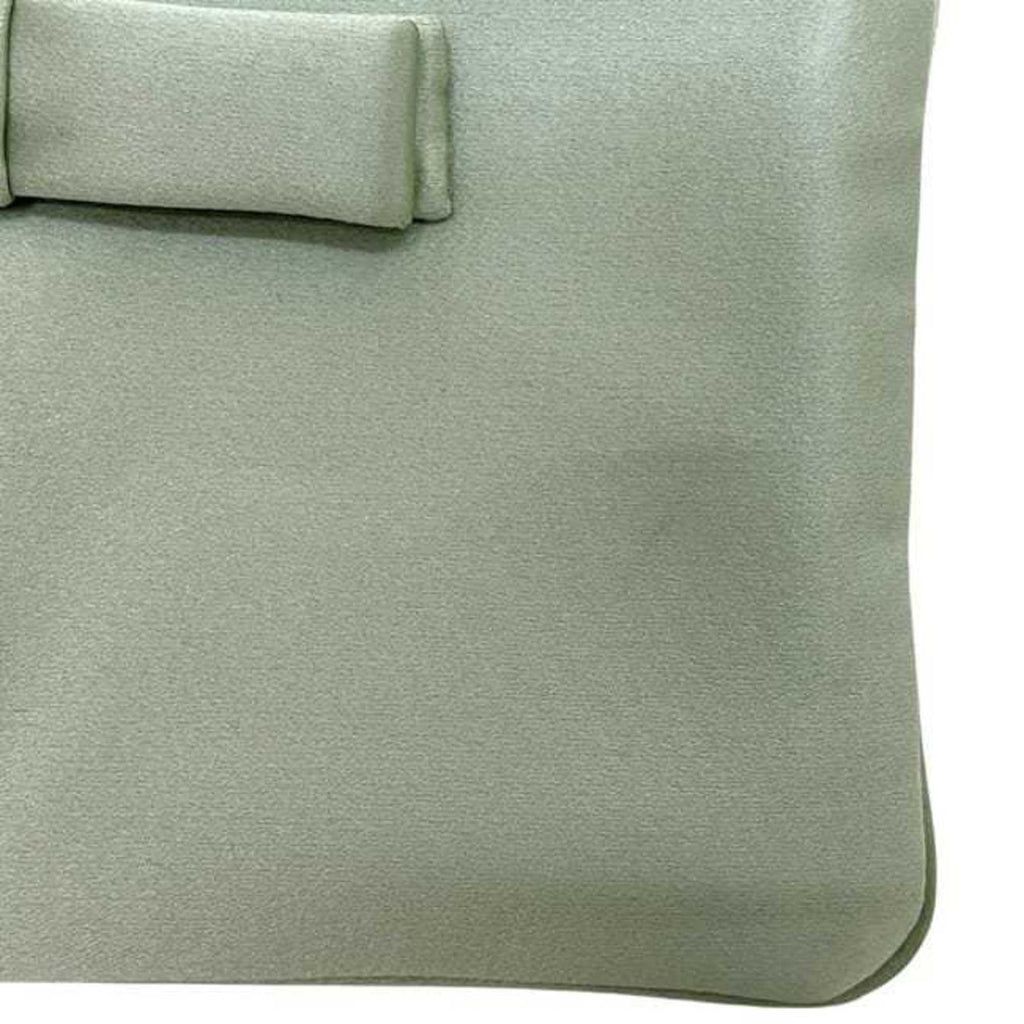 Prada Light Green Satin Pouch