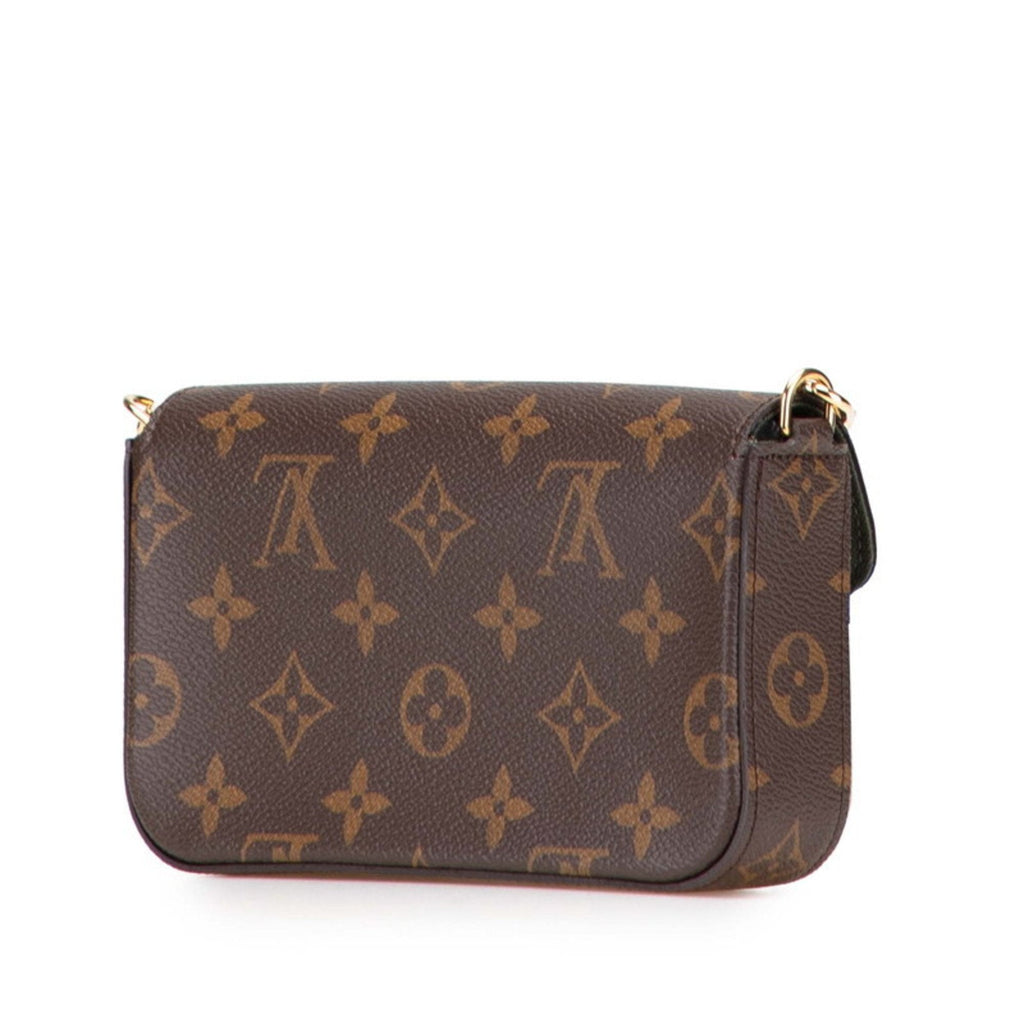 Louis Vuitton Monogram Brown Khaki Monogram Monogram Pochette Pouch Shoulder Bag