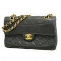 Chanel Black Leather Shoulder Bag