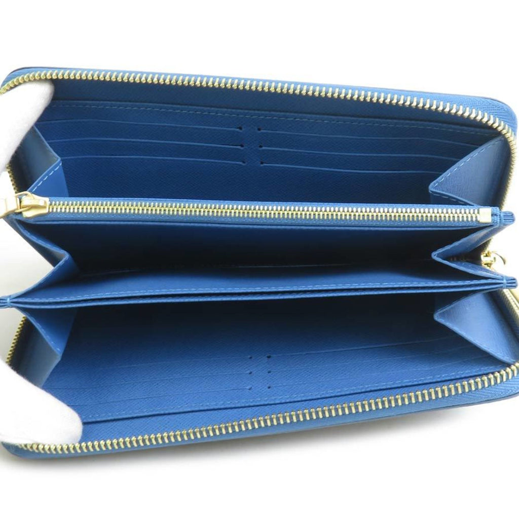 Louis Vuitton Blue Jean Monogram Monogram Long Wallet