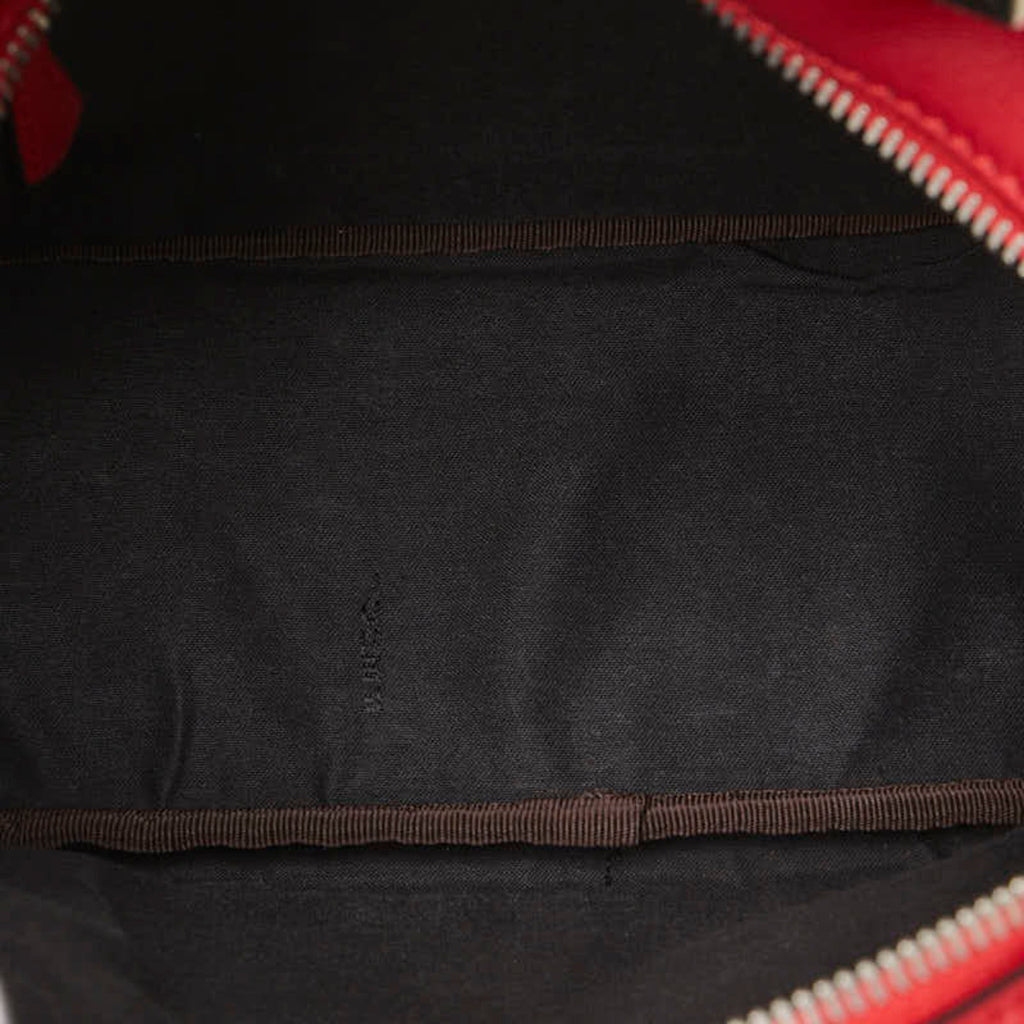 Fendi Red Color Leather Backpack