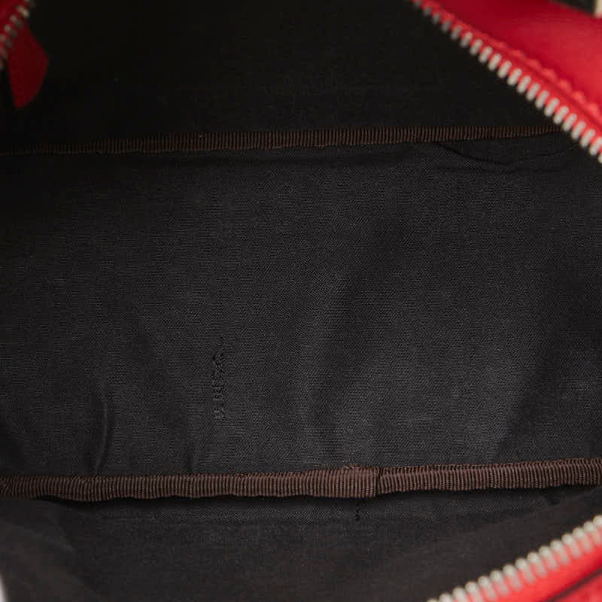 Fendi Red Color Leather Backpack