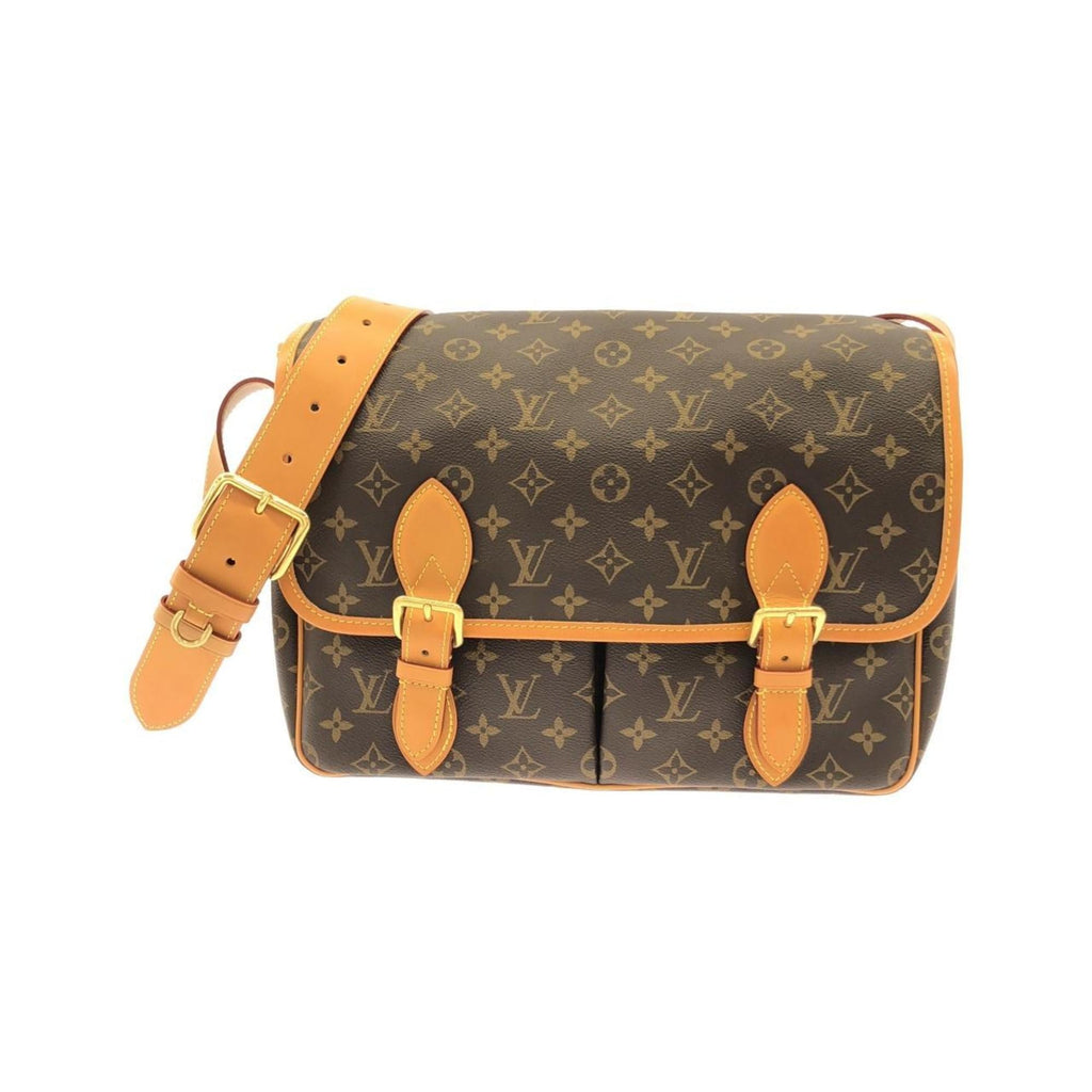 Louis Vuitton Brown Coated Canvas Shoulder Bag