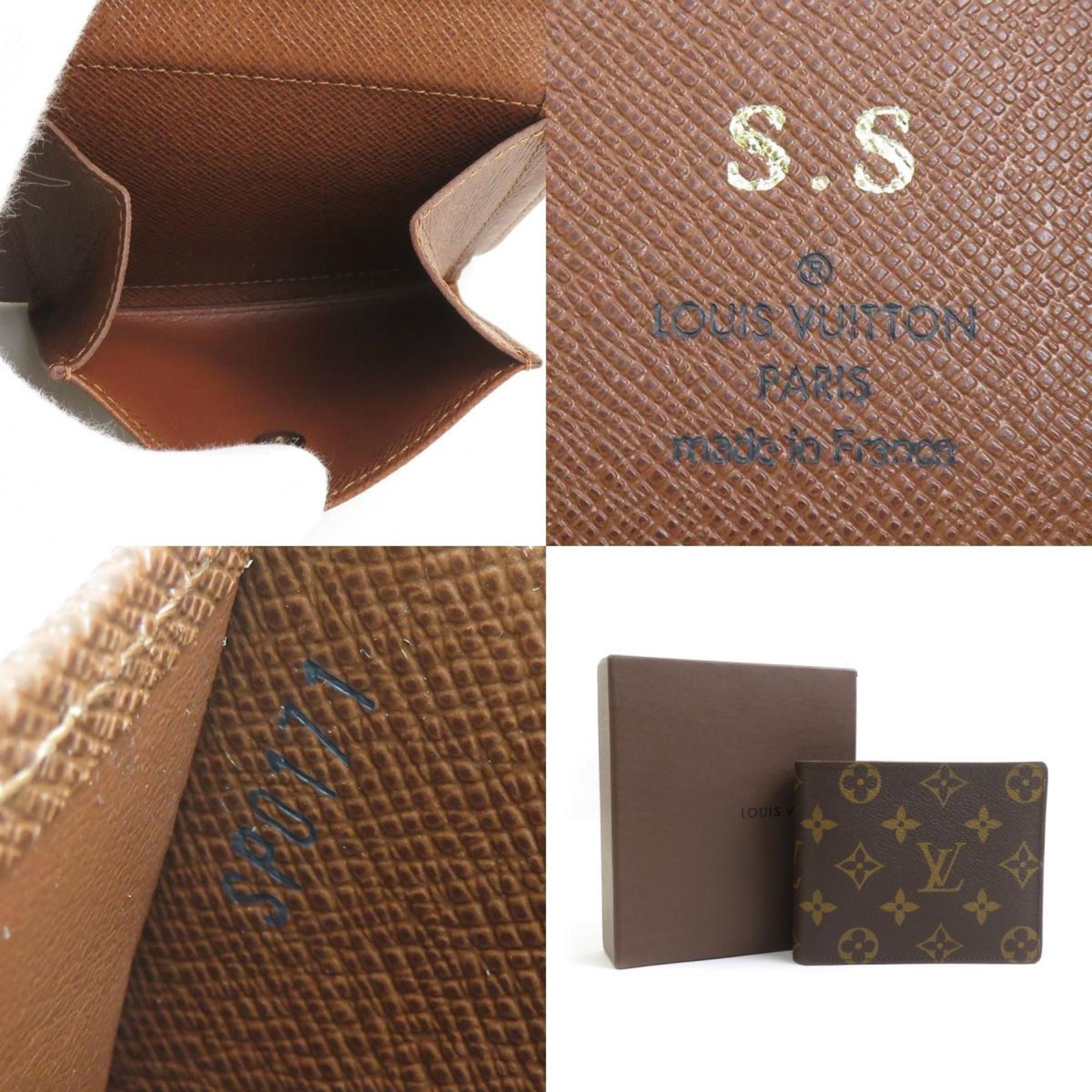 Louis Vuitton Brown Monogram Canvas Wallet