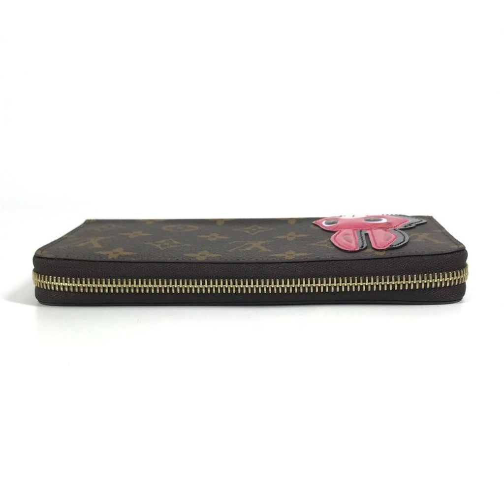 Louis Vuitton Brown Pink Monogram Long Wallet