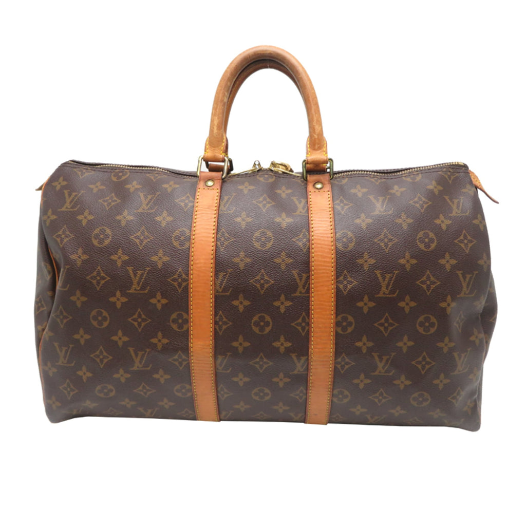 Louis Vuitton Brown Monogram Boston Bag