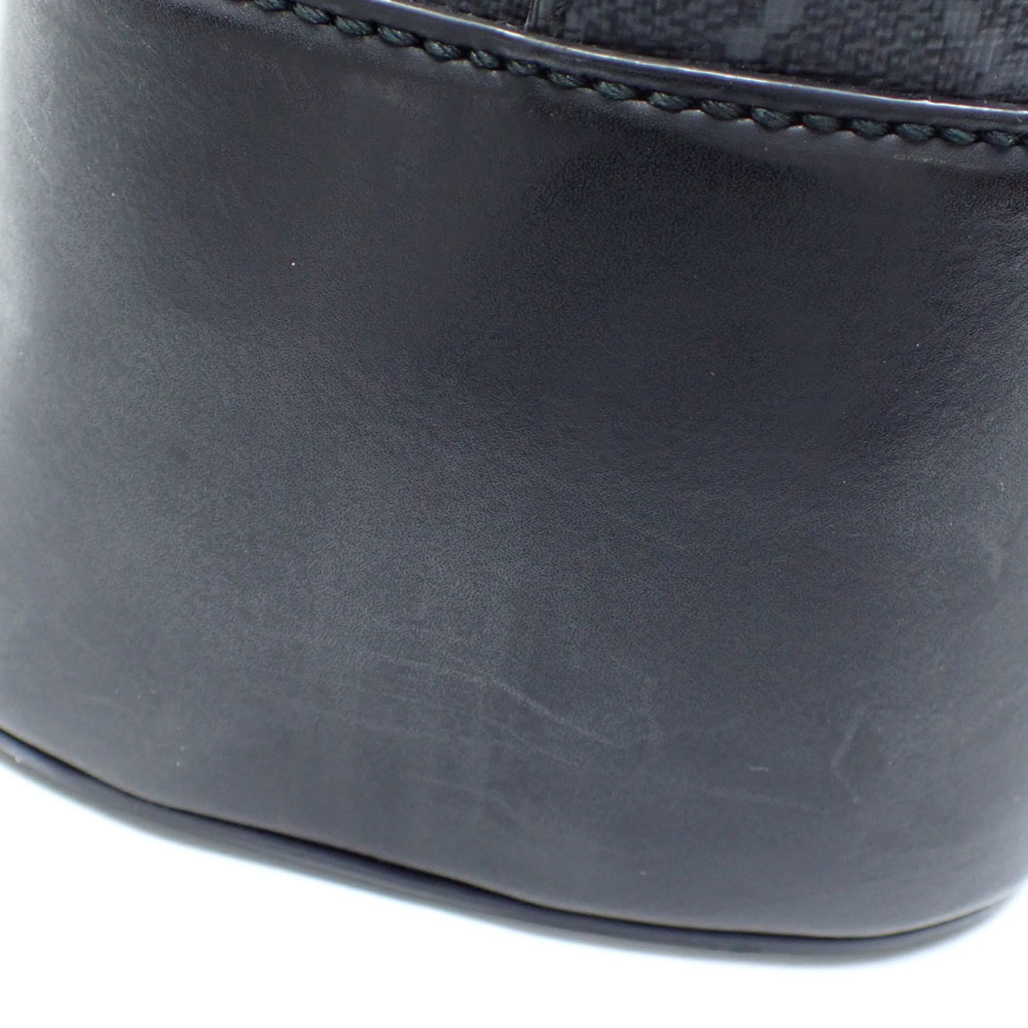 Gucci Black Pvc Leather Tote Bag (Pre-Owned)